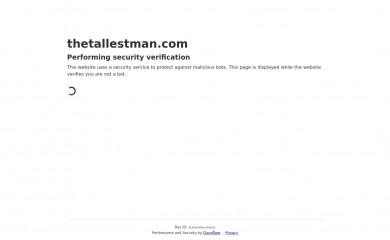 thetallestman.com screenshot
