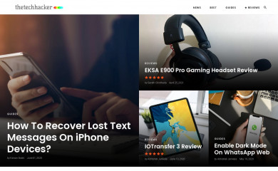 http://thetechhacker.com screenshot