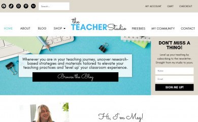 theteacherstudio.com screenshot
