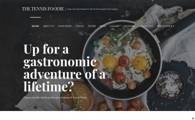 thetennisfoodie.com screenshot