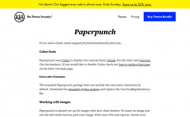Paperpunch screenshot