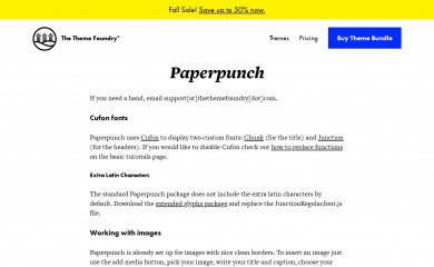 Paperpunch screenshot