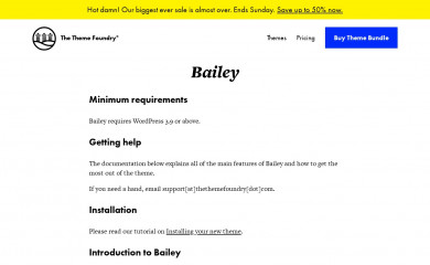 Bailey screenshot