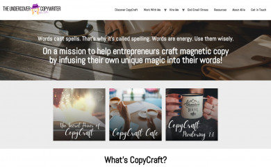 theundercovercopywriter.com screenshot