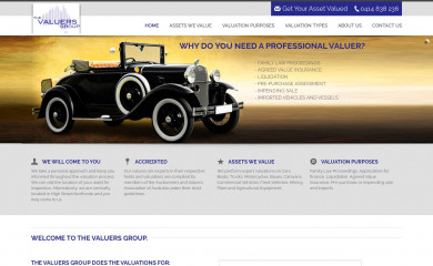 thevaluersgroup.com.au screenshot