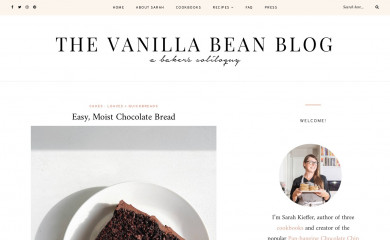 thevanillabeanblog.com screenshot
