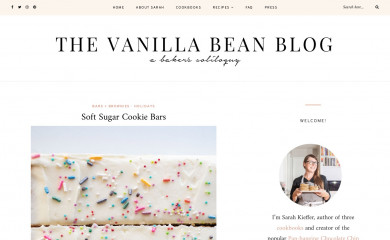 thevanillabeanblog.com screenshot