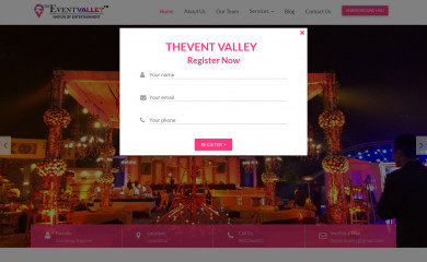 theventvalley.com screenshot