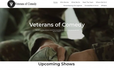 theveteransofcomedy.com screenshot