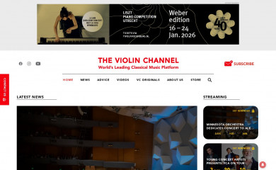 theviolinchannel.com screenshot