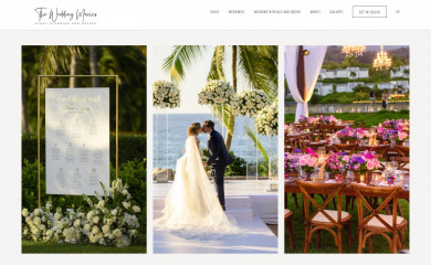 theweddingmexico.com screenshot
