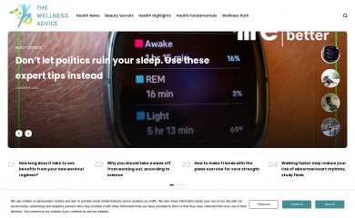 thewellnessadvice.com screenshot