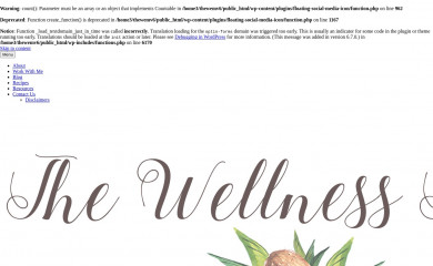 thewellnessnut.com screenshot