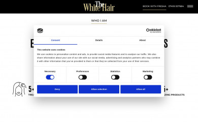 thewhitehair.co.uk screenshot