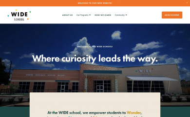 thewideschool.com screenshot