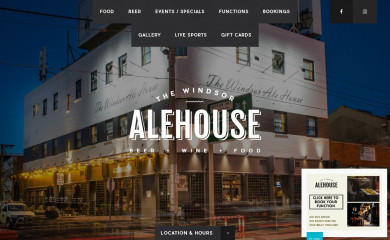 thewindsoralehouse.com.au screenshot