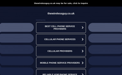 https://www.thewirelessguy.co.uk screenshot