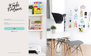thewonderfreelancer.com screenshot