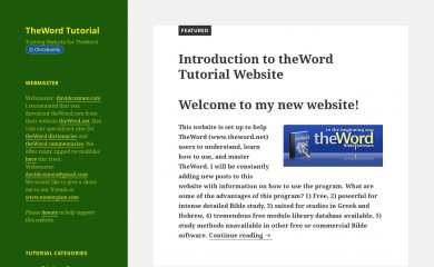 thewordtutorial.com screenshot