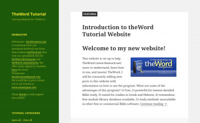 thewordtutorial.com screenshot