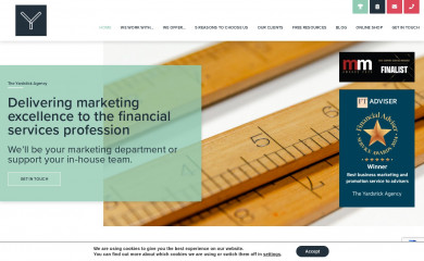 https://theyardstickagency.co.uk screenshot