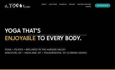 theyogahouseny.com screenshot