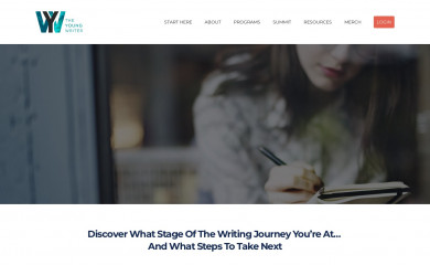 theyoungwriter.com screenshot