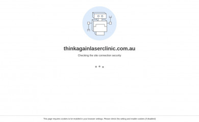 thinkagainlaserclinic.com.au screenshot