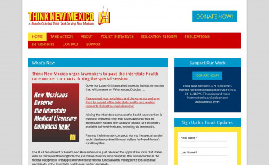 thinknewmexico.org screenshot