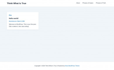thinkwhatistrue.com screenshot