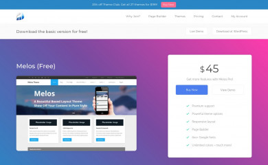https://www.thinkupthemes.com/free/melos/ screenshot