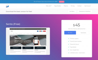 https://www.thinkupthemes.com/free/sento-free/ screenshot