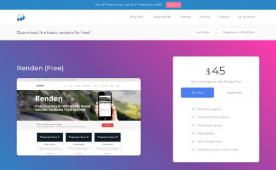 https://www.thinkupthemes.com/free/renden-free/ screenshot