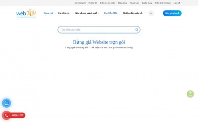 thietkeweb3b.com screenshot