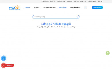 thietkeweb3b.com screenshot