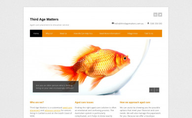 thirdagematters.com.au screenshot