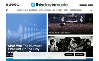 thisdayinmusic.com screenshot