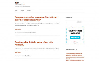thisinterestsme.com screenshot