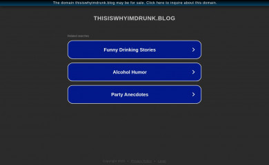 thisiswhyimdrunk.blog screenshot
