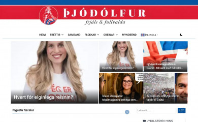 thjodolfur.is screenshot