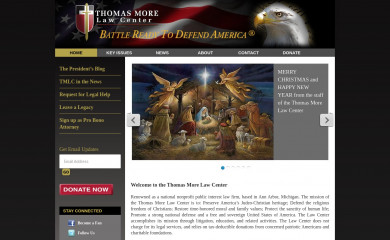 thomasmore.org screenshot