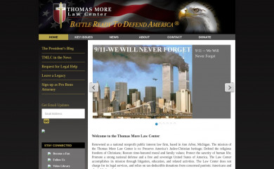 thomasmore.org screenshot