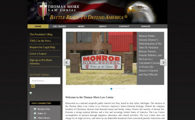 thomasmore.org screenshot