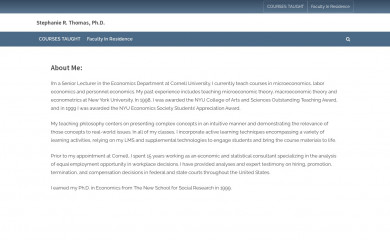 thomasecon.com screenshot