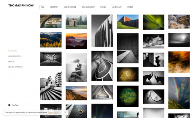 thomasrhinow.com screenshot