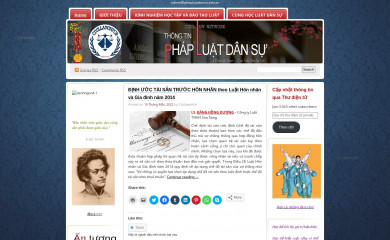 thongtinphapluatdansu.edu.vn screenshot