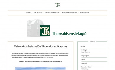 thorvaldsens.is screenshot