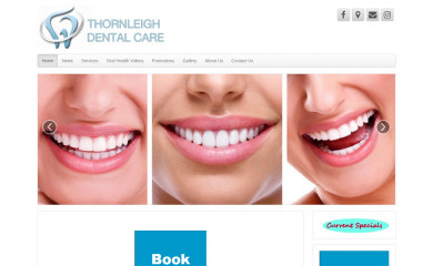 thornleighdentalcare.com.au screenshot
