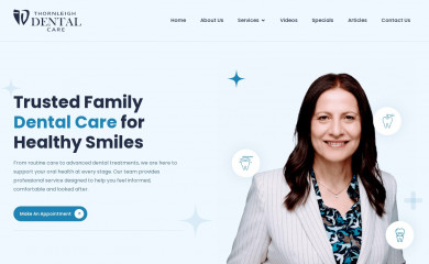 thornleighdentalcare.com.au screenshot