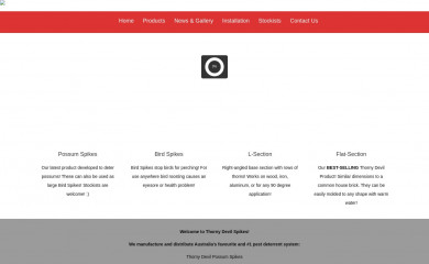 thornydevilspikes.com.au screenshot